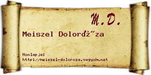 Meiszel Doloróza névjegykártya